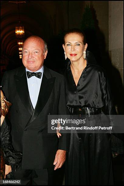 Baron and Baroness Emmanuel Reille - party to the benefit of the artworks of the Sovereign Order of Malta in Lebanon at the Royal opera of the...