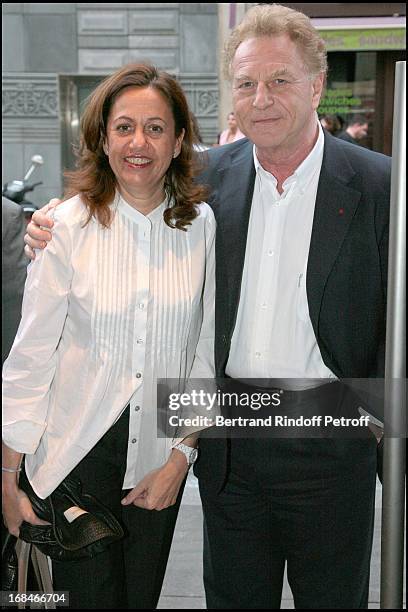 Anne Barrere and Robert Namias at Paris Premiere Of The Film Tu Peux Garder Un Secret? At L' Elysee Biarritz.