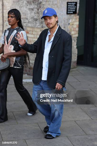 Cole Sprouse attends JW Anderson at Camden Roundhouse during London Fashion Week September 2023 on September 16, 2023 in London, England.