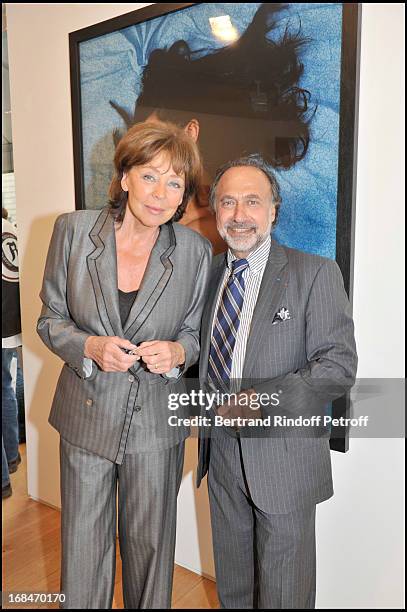 Lise Toubon and Laurent Dassault at Private View Of Bettina Rheims' Photography Exhibition Just Like A Woman At La Galerie Jerome De Noirmont .