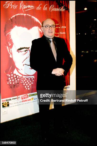 Michel Blanc - First ceremony of the "Raimu Awards" of theatrical comedy and French cinema at the "Espace Pierre Cardin" in Paris .