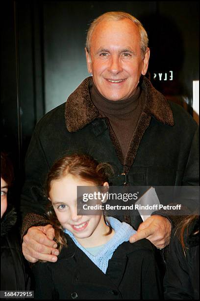 Patrice Laffont and daughter Mathilde at Premiere of 'Les 3 Rois Mages' In Paris.