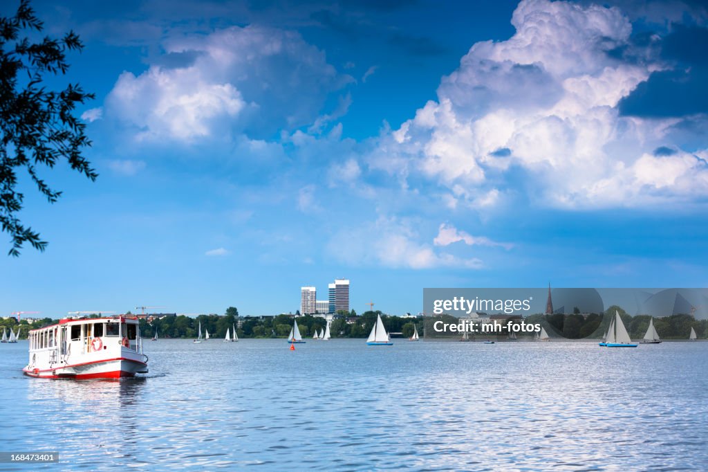 Aussenalster in Summer