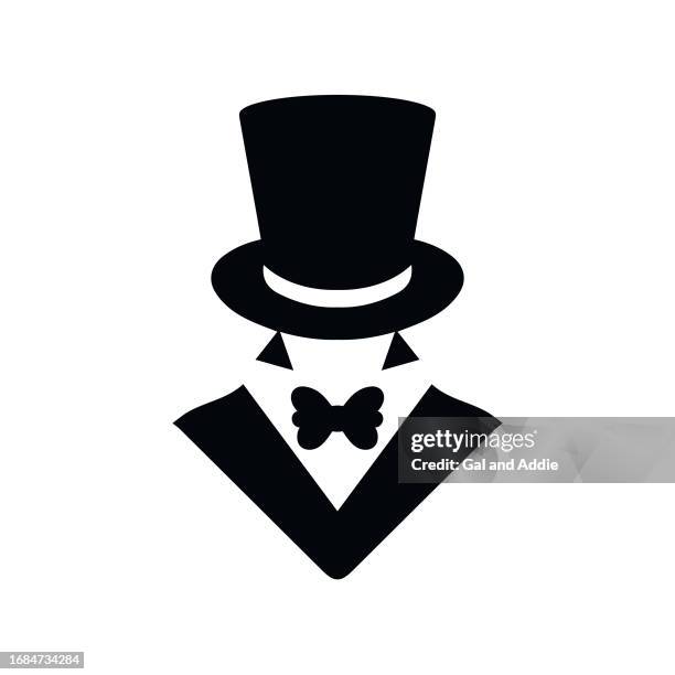 magician icon - magic illusion stock illustrations