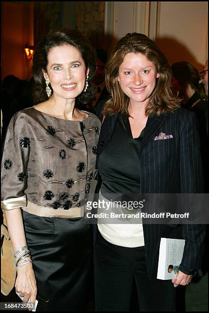 Dayle Haddon and Isabelle Townsend at Dayle Haddon "Mes 5 Secrets De Jeunesse" Booksigning At Plaza Athenee.