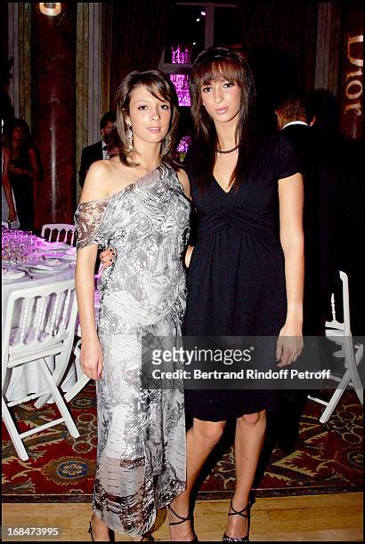 Milena and Anastasia , daughters of Thierry Gaubert and De Princess Helene De Yougoslavie - Deauville's great Ball in the occasion of the 60th...