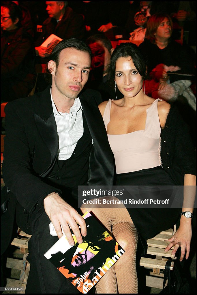 Alexis Roche and Astrid Munoz at John Galliano Men's Fashion... News