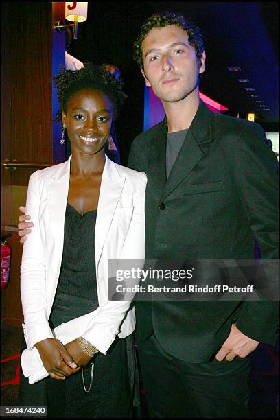 Simon Buret, Aissa Maiga - premiere of the movie "Je vais bien, ne t'en dais pas" by Philippe Lioret at the Gaumont cinema on the Champs Elysees in...