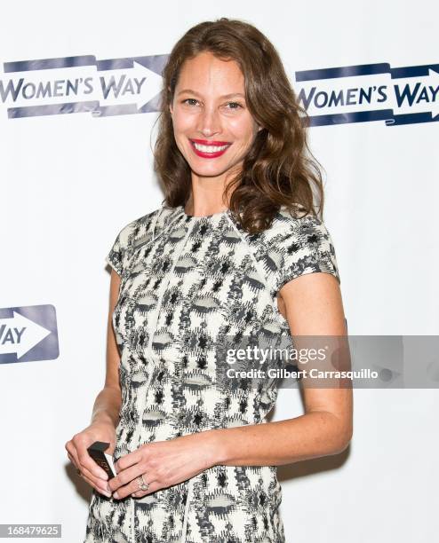 Honoree Christy Turlington Burns attends the 36th Annual Women's Way Powerful Voice Awards honoring Christy Turlington Burns at the Sheraton...