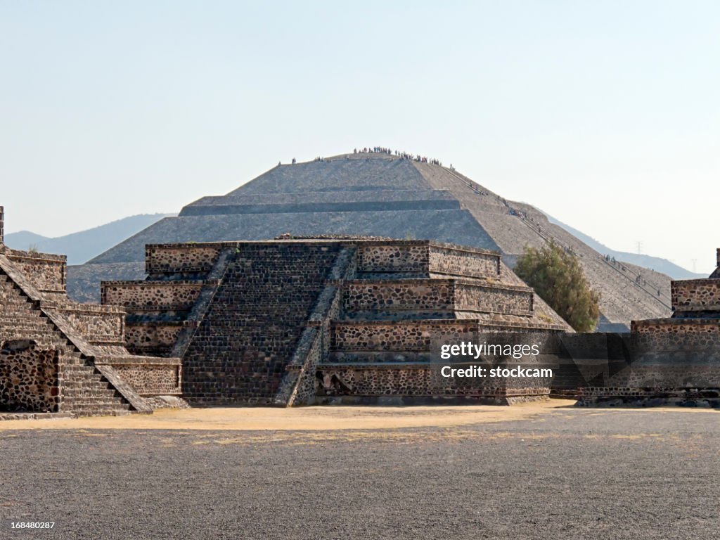 Pyramid Of The Sun In Teotihuacan Mexico High-Res Stock Photo - Getty ...