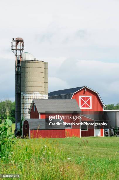 midwest farm - michigan farm stock pictures, royalty-free photos & images