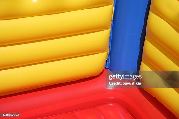 hüpfburg - bouncy castle stock-fotos und bilder