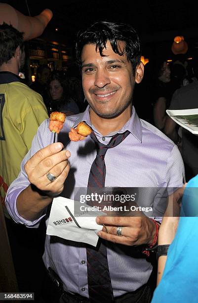 Actor Antonio Rufino arrives for the Bamboo Izakaya Restaurant Grand Opening on May 9, 2013 in Santa Monica, California.