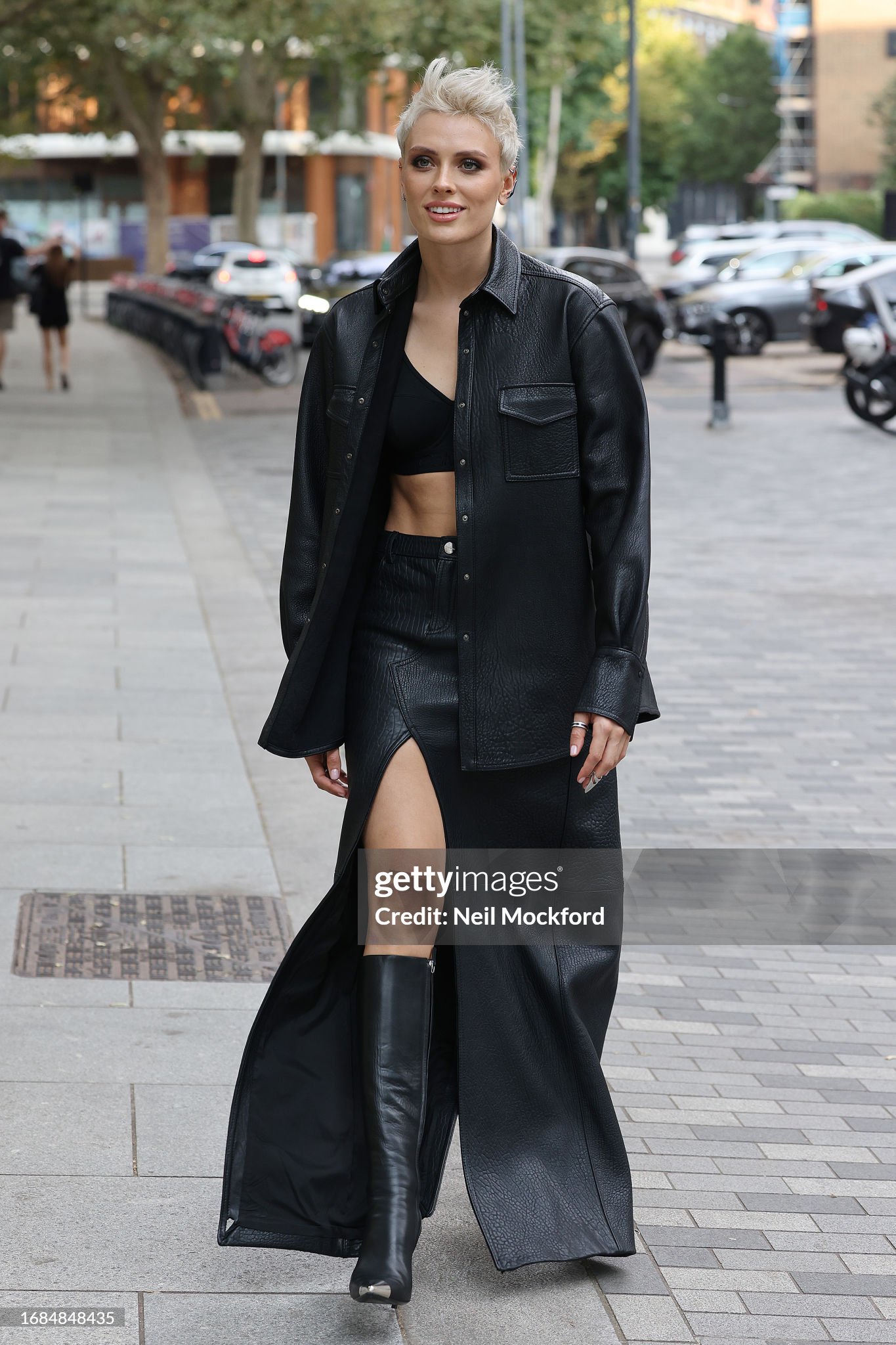 Wallis Day - attending David Koma SS24 Show during London Fashion Week in HQ