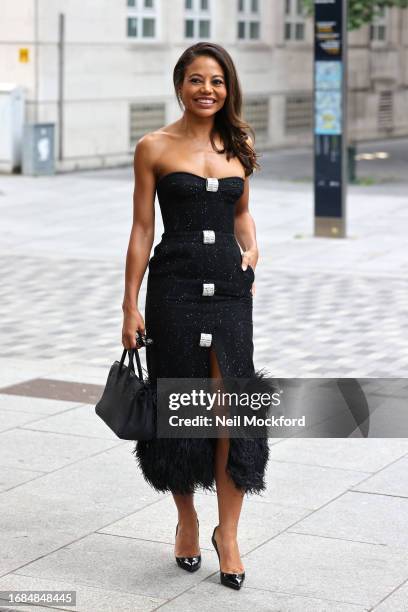 Emma Weymouth attends David Koma at Tate Modern during London Fashion Week September 2023 on September 16, 2023 in London, England.