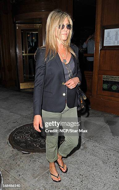 Actress Jennifer Aniston as seen on May 9, 2013 in New York City.