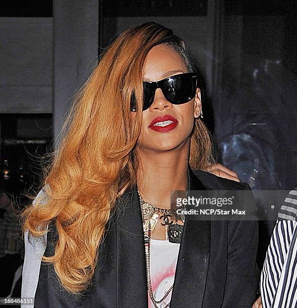 Singer Rihanna as seen on May 9, 2013 in New York City.