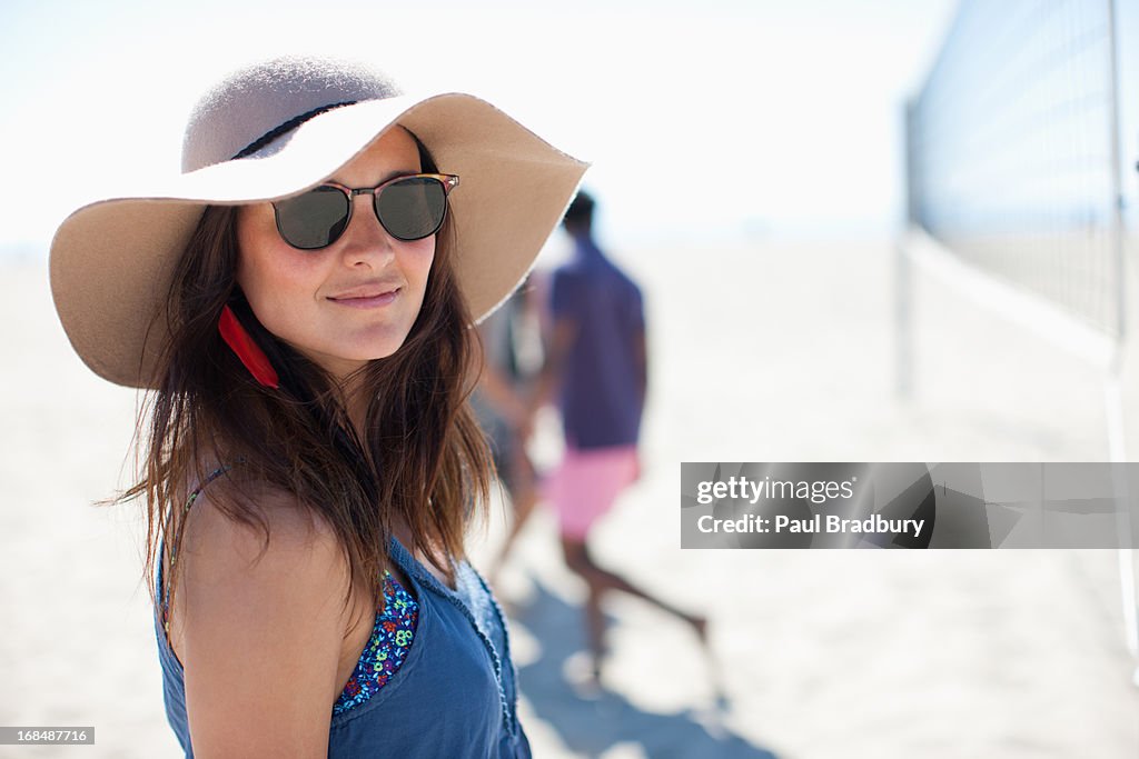 Woman on beach