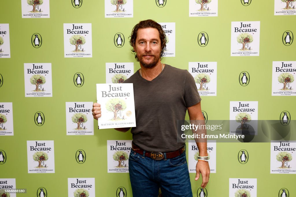Matthew McConaughey Celebrates Release Of "Just Because"