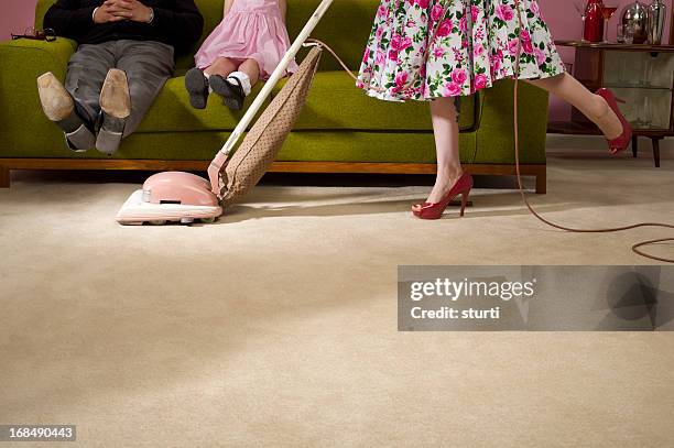 1950s housework - housewife stock pictures, royalty-free photos & images
