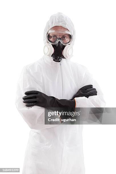 身体防護用品 - hazmat suit ストックフォトと画像