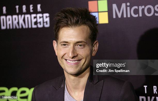 Singer Peter Cincotti attends the "Star Trek Into Darkness" screening at AMC Loews Lincoln Square on May 9, 2013 in New York City.