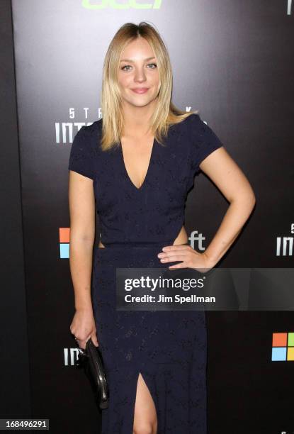 Abby Elliott attends the "Star Trek Into Darkness" screening at AMC Loews Lincoln Square on May 9, 2013 in New York City.