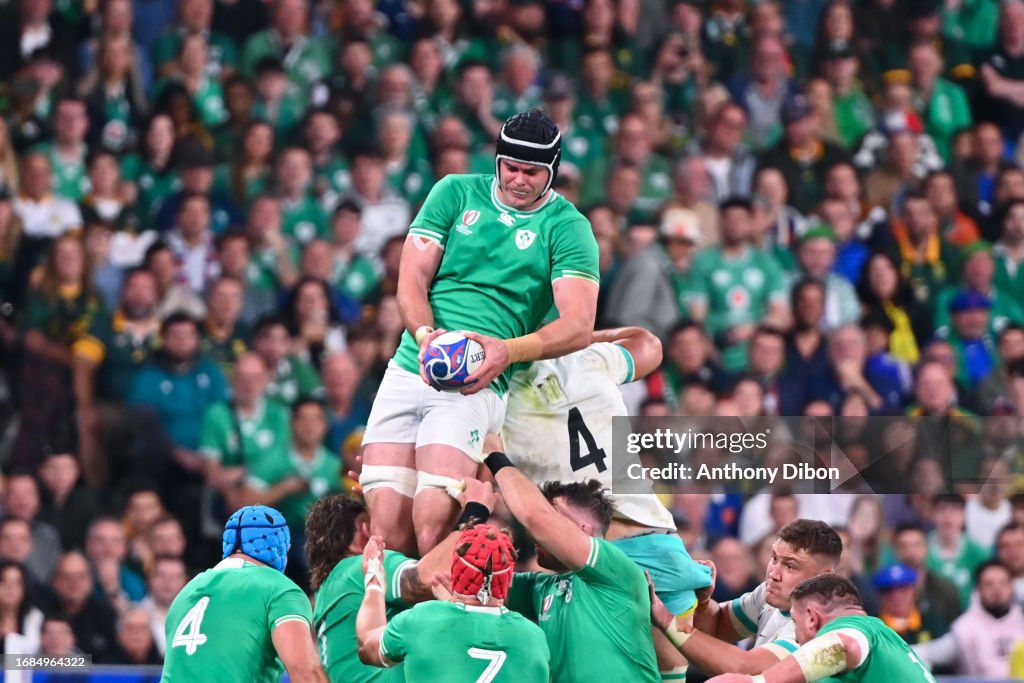 Tadhg BEIRNE Of Ireland During The France 2023 Rugby World Cup Pool B tadhg-beirne-of-ireland-during-the-france-2023-rugby-world-cup-pool-b