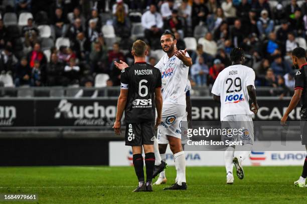 Andrew CARROLL of Amiens during the Ligue 2 BKT match between Amiens Sporting Club and Valenciennes Football Club on September 23, 2023 at Stade...
