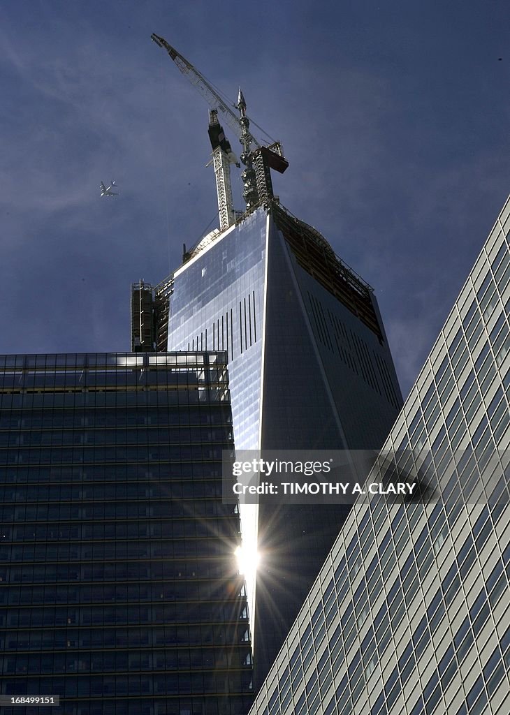 US-ATTACKS-WTC-SPIRE