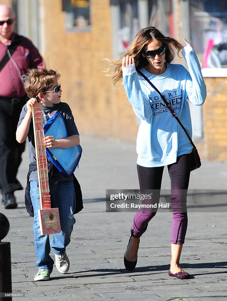 Celebrity Sightings In New York City - May 10, 2013