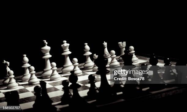 Chess Pieces Board Layout Stock Photo 666380434