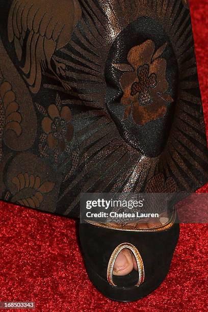 Singer Natalie Cole attends the NARM Music Biz Awards dinner party at the Hyatt Regency Century Plaza on May 9, 2013 in Century City, California.