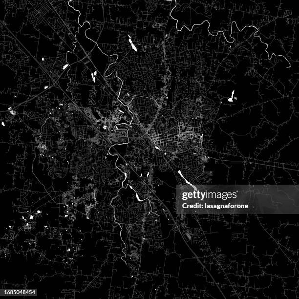 murfreesboro, tennessee, usa vector map - murfreesboro tennessee stock illustrations