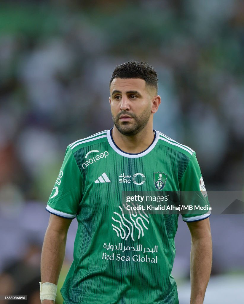 Riyad Mahrez Of Al Ahli During Al Ahli V Taawon In The Saudi Pro riyad-mahrez-of-al-ahli-during-al-ahli-v-taawon-in-the-saudi-pro