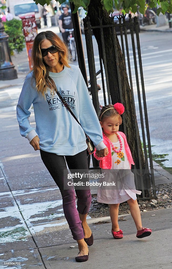 Celebrity Sightings In New York City - May 10, 2013