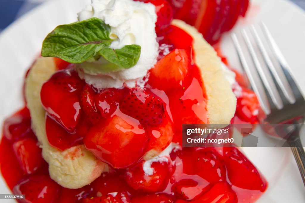 Close up of dessert