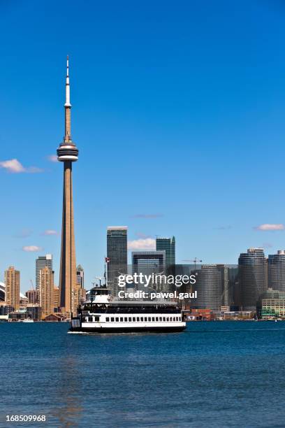 toronto skyline by day - water taxi stock pictures, royalty-free photos & images