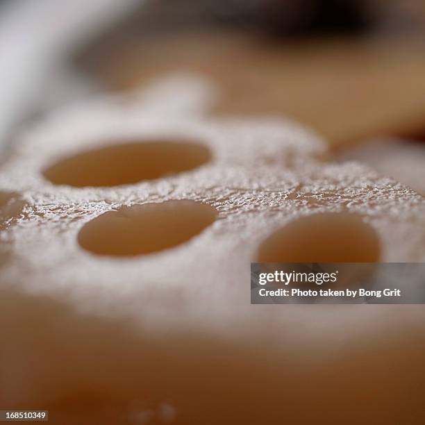 lotus root - lotusrot bildbanksfoton och bilder