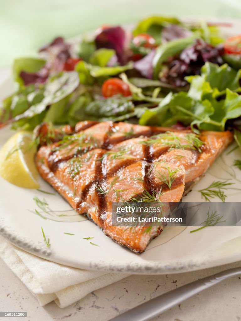 BBQ Grilled Salmon Fillet