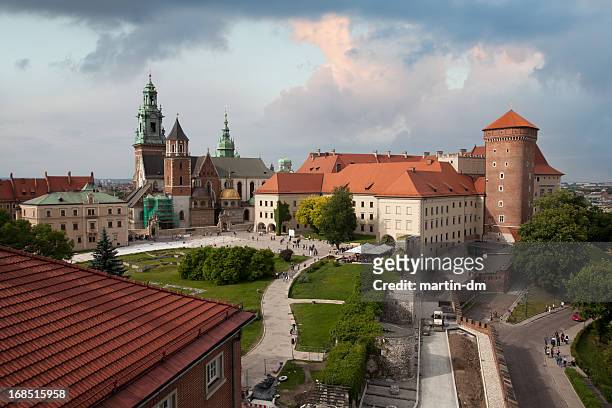 krakow - wawel cathedral stock pictures, royalty-free photos & images