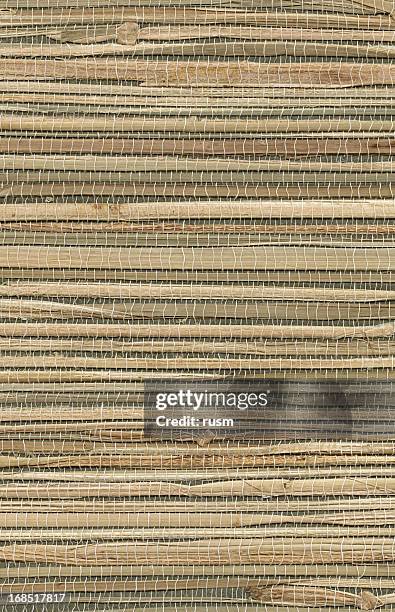 bamboo mat background - beach mat stock pictures, royalty-free photos & images