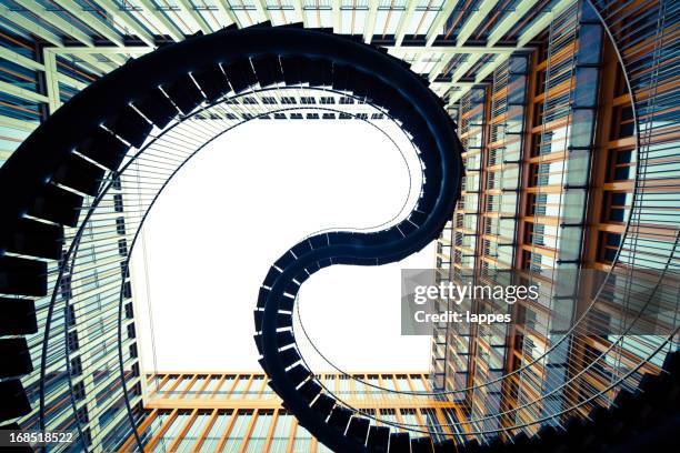 abstract stairs - installation konst bildbanksfoton och bilder