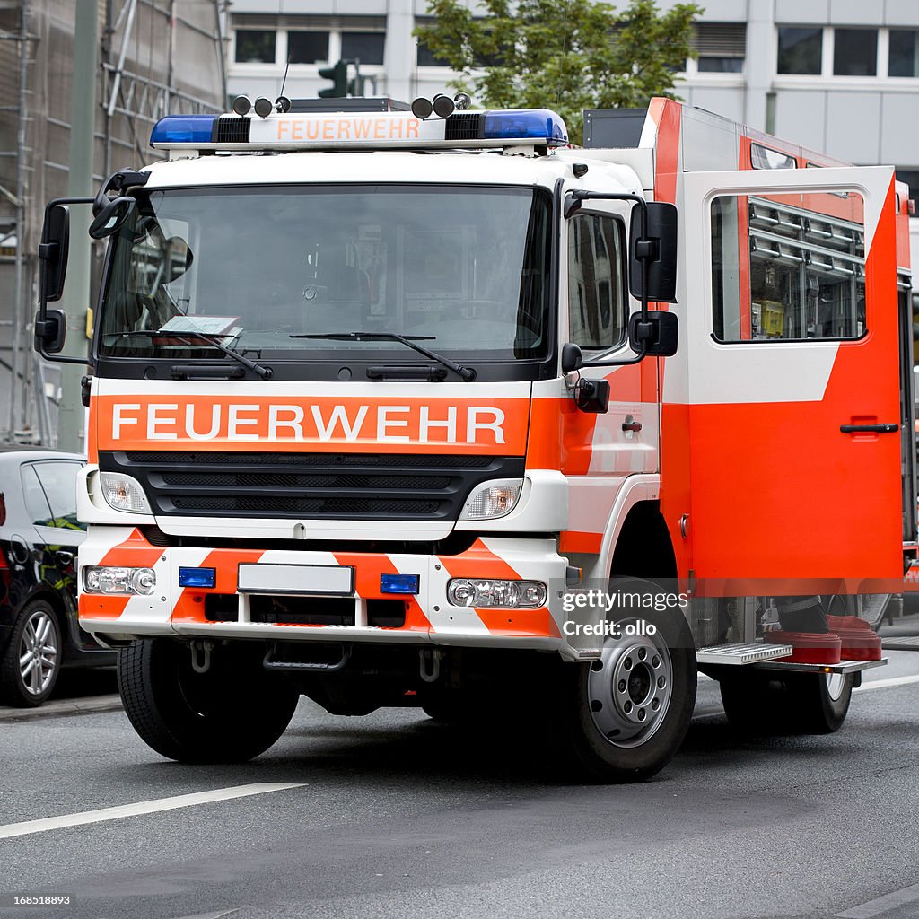 German fire engine