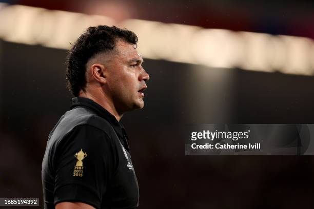 David Havili of New Zealand during the Rugby World Cup France 2023 match between New Zealand and Namibia at Stadium de Toulouse on September 15, 2023...