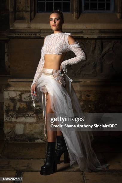 Tigerlily Taylor attends the Dreaming Eli SS24 presentation during London Fashion Week September 2023 on September 16, 2023 in London, England.