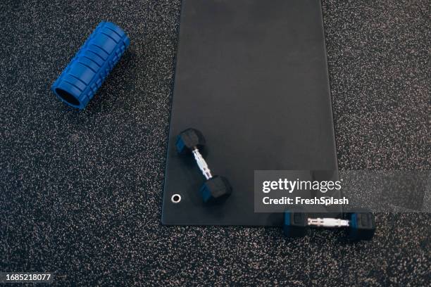 a view of exercise equipment - exercise equipment stock pictures, royalty-free photos & images