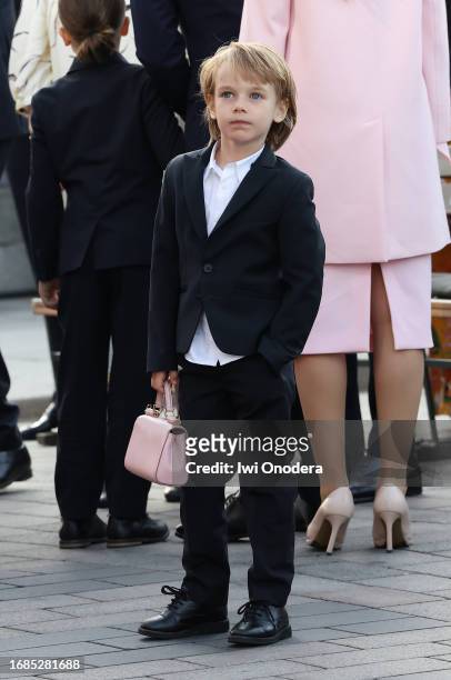 Prince Gabriel at the jubilee concert on Norrbro, organized by the City of Stockholm during celebrations of the 50th anniversary of King Carl XVI...