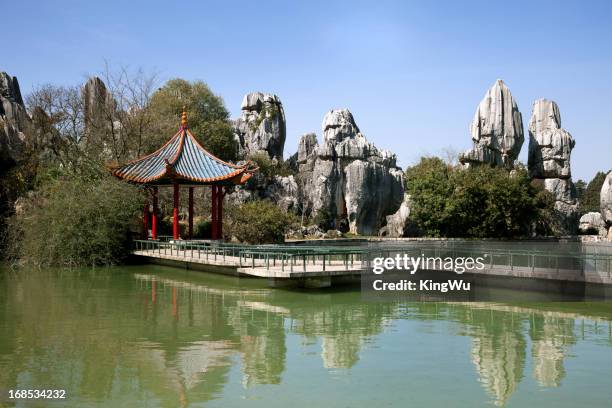 steinwald in china - kunming stock-fotos und bilder