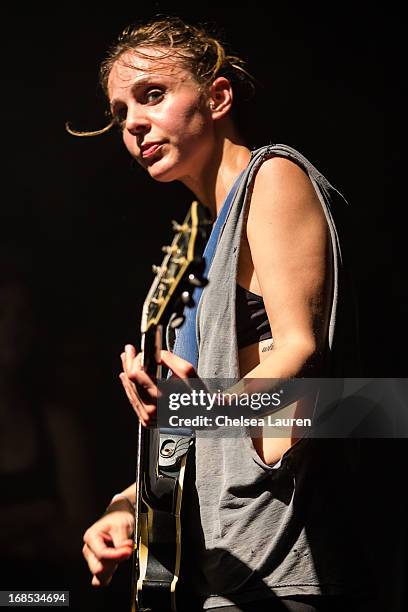 Guitarist Siouxsie Medley of Dead Sara performs at El Rey Theatre on May 9, 2013 in Los Angeles, California.